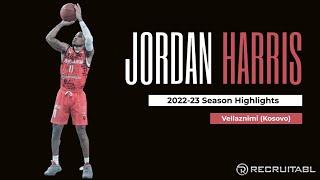 Jordan Harris - 6'1 PG - 2022-23 Season Highlights - Vellaznimi (Kosovo)