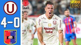 Universitario vs Alianza Huanuco 4-0 Resumen Y Goles COMPLETO | Liga1 2025 HD