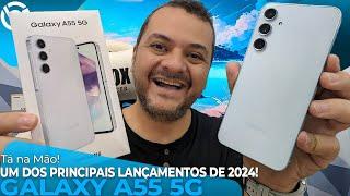 Novo GALAXY A55 5G | TÁ NA MÃO! Unboxing e Impressões