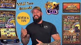 Tips on Playing Wolf Run Eclipse & Cats Wild Serengeti  Live Slot Play!