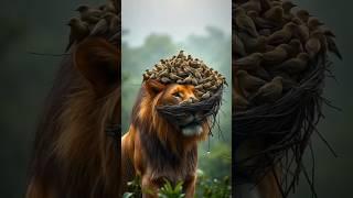 King of the Jungle, Keeper of the Nest #animals #birdslover #nature  #shorts #pets