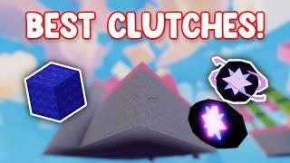 Top 10 BEST Bedwars Clutches In Roblox Bedwars!