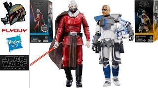 FLYGUYtoys Star Wars Black Series Darth Malak & Clone Commander Jesse Toy Action Figure Review