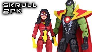 Marvel Legends SUPER SKRULL & SKRULL QUEEN Avengers 2 Pack Action Figure Review