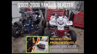 Yamaha Blaster Bogging Problem SOLVED