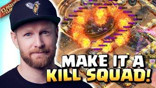 Jochem gets INSANE kill squad value with FIREBALL! (HARD MODE) Clash of Clans