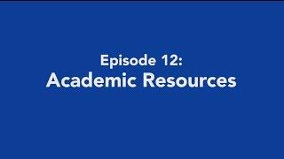 The College Knowledge Minute: Episode 12 - Academic Resources