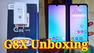 LG G8x unboxing ! What Inside in the Box ?? Charger Available On LG G8x Or Not ??