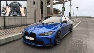 800HP BMW M3 G80 Swerving Through Traffic - Assetto Corsa (Thrustmaster TX) Gameplay