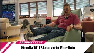 Himolla 7911 S Lounger in Minz-Grün