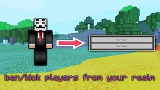 How To Ban/Kick out Players From Your Minecraft Realm