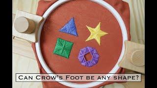 Crow's Foot Gone Rogue: Embroidery Explorations