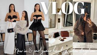 WHAT'S NEW IN MY WARDROBE | Partywear haul, festive outfits, London staycation | Olivia Miller