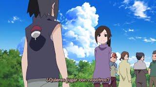 Itachi humilla a niños que le tiran piedras - Itachi conoce a Izumi