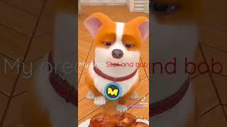 Moco dog funny cartoons rock, paper, scissors follow 4 more #shorts #youtubeshorts #edit