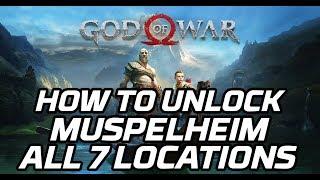 [God of War] How to unlock Muspelheim (All 7 Muspelheim Language Cipher Locations)
