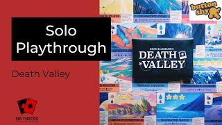 Solo Playthrough | Death Valley (Button Shy Games)