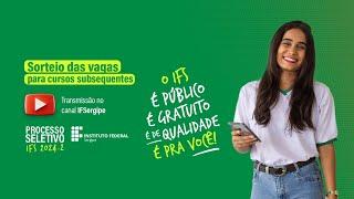 Sorteio para os Cursos Técnicos de Nível Médio Subsequente