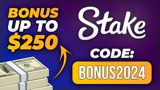 STAKE PROMO CODE UP TO $250 / $21 Stake Promo Code "BONUS2024"