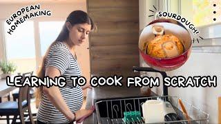 Cooking From Scratch For Beginners | Sourdough, Apple Strudel From Scratch, Bread Rolls and More!