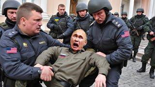 TODAY THE WHITE FLAG IS FLOWING! Goodbye Putin, Russian headquarters has been bombarded