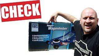  NTG Hydraulischer Wagenheber Rangierwagenheber 3T TEST