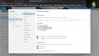 abdoscience - How to add an automatic email signature at the end of your email by outlook and gmail.