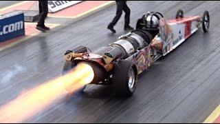 FireForce 5 Jet Car at Santa Pod Raceway - 1/4 Mile 5.07 @ 298mph