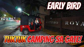 TUKTUK CAMPING IN THE GATE | Early Bird Mission in Shih Fa 2024 Christmas Party