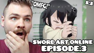 THE DARK PAST??!! | Sword Art Online | Episode 3 | SEASON 2 | New Anime Fan | REACTION!