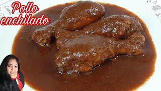 POLLO ENCHILADO POLLO en CHILE GUAJILLO