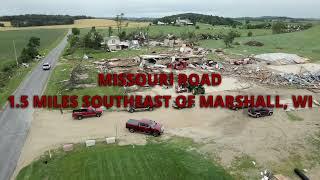 June 22, 2024 Marshall - Watertown, WI Tornado Damage