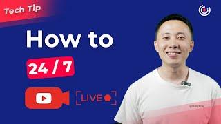 How to live stream 24/7 on YouTube