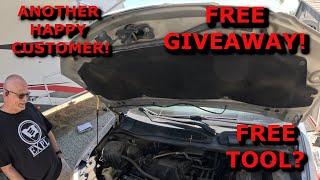 FREE GIVEAWAY! Mobile Mechanic works from HOME. Always getting VISITORS while working.