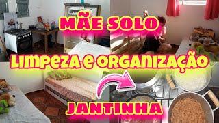 LIMPEZA E ORGANIZAÇÃO NO LAR/TAVA UMA BAGUNÇA/FIZ UMA JANTINHA SIMPLES#mãesolo