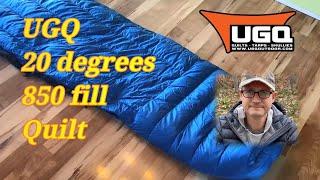 UGQ Bandit 20 Degree (F) Quilt Gear Review