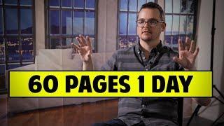 How To Film 60 Pages Of A Movie In One Day - Adam Davis