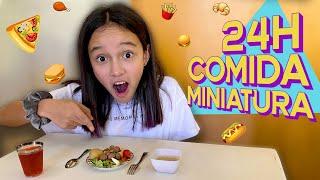 24 HORAS comiendo COMIDA MINIATURA