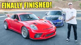 My Wrecked Porsche GT3 is Finally COMPLETE + New RARE BBS Wheels!