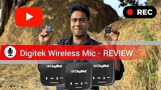 Digitek Dual Channel Wireless Mic for smart phone & DSLR - Review | Cheap & Best for YouTubers ?