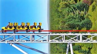 NEW Vertical Launch Coaster - Intamin Sample Layouts, POVs, Off-Rides