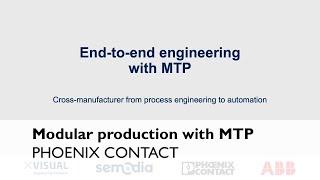 Modular production: End-to-end engineering with Module Type Package (MTP)