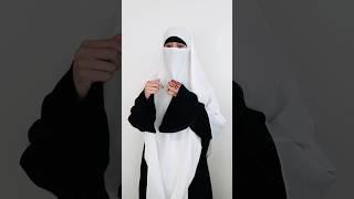 How to bind a Khimar/Niqab