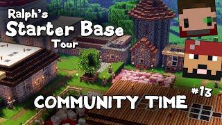 Minecraft: Starter Base Tour - Ralph's Village - Community Time #13