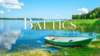 Baltics 4K Drone Nature Film - Peaceful Piano Music - Beautiful Nature