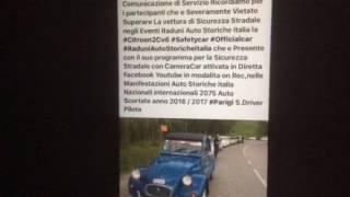 Comunicazione di servizio Safetycar Officilcar - Raduni Auto Storiche Italia