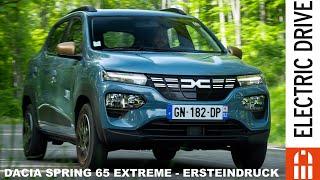 Dacia Spring 65 Extreme Test Verbrauch Reichweite Preis Leistung Ersteindruck Electric Drive