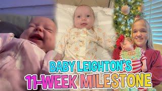 7 Little Johnstons: Liz Johnston Baby Update - Celebrating 11 Weeks Old!