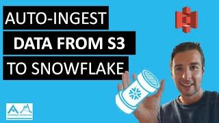 Using Snowpipe | How to ingest data from AWS S3 | Snowflake Demo