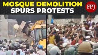 Delhi Mosque Demolition Sparks Protests Amid Heavy Police Presence